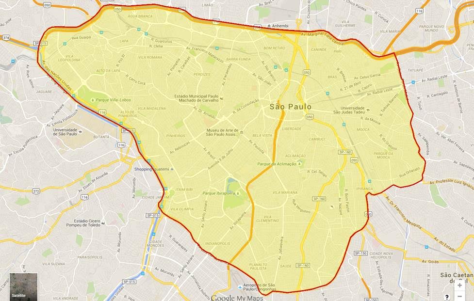Sao Paulo Map